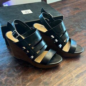 Dolce Vita Black Stella Sandals 4.5” Heel